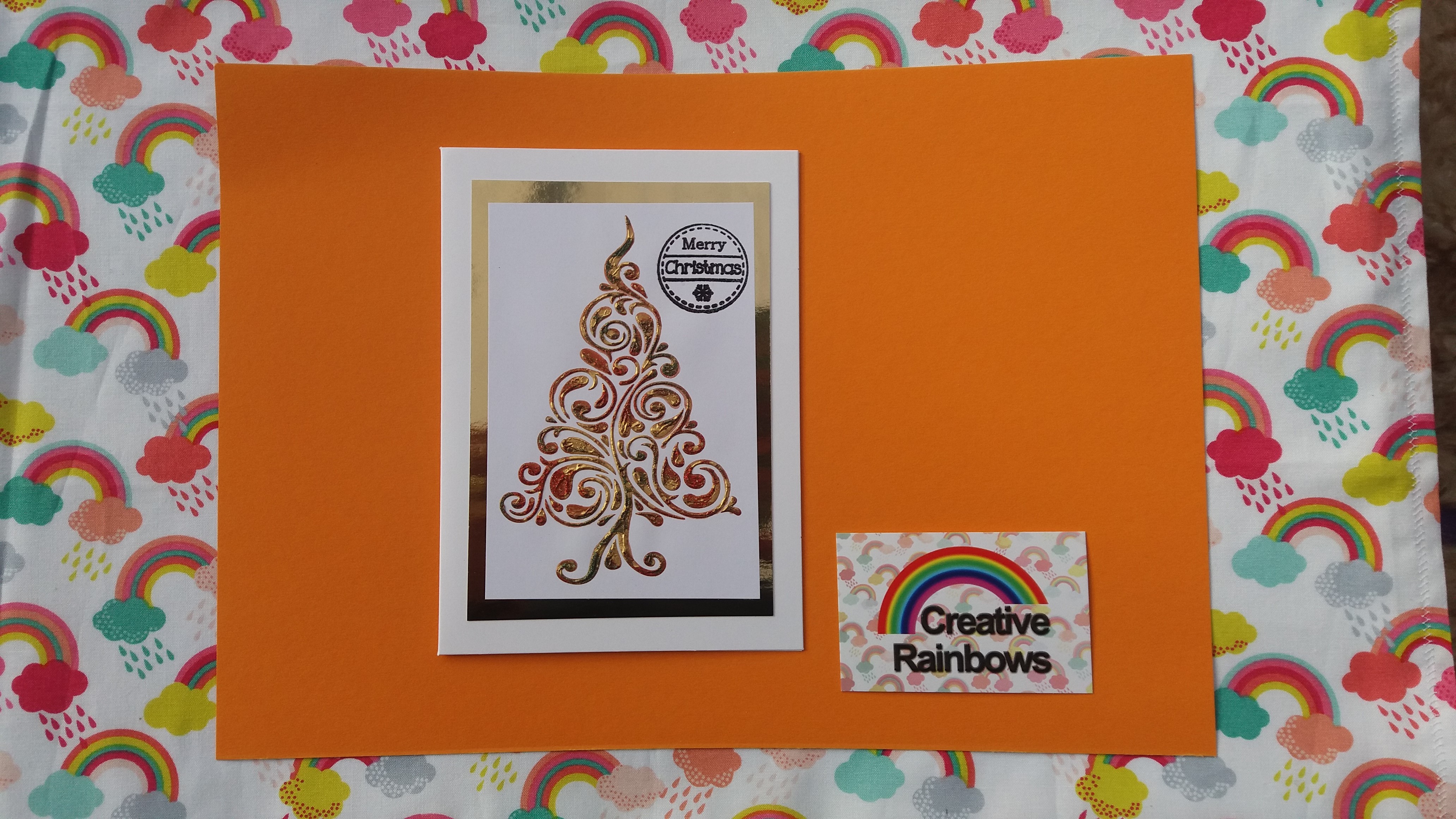 Christmas tree card