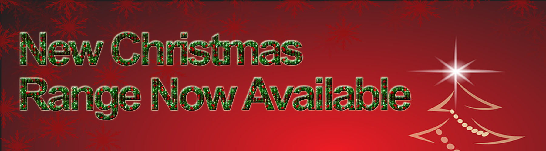 Christmas products now available